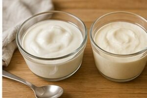 Você pode substituir o creme fresco por iogurte