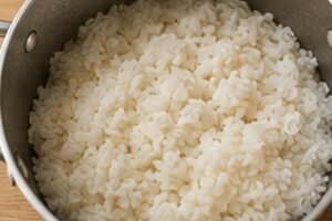 arroz muito pegajoso - como pegá-lo