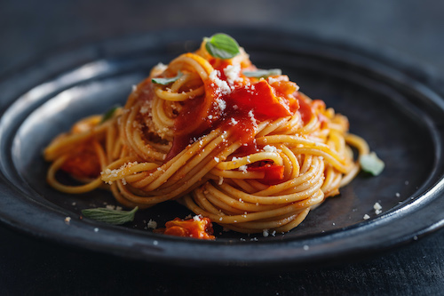 O molho de tomate
