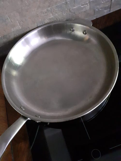 1 Aqueça a panela