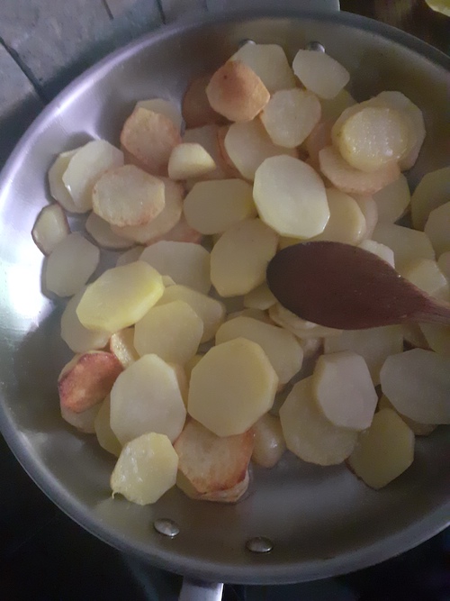 5 batatas misturadas