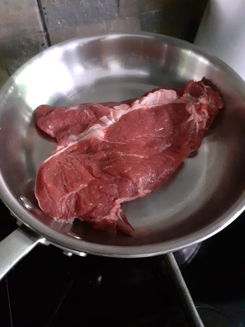 Coloque a carne